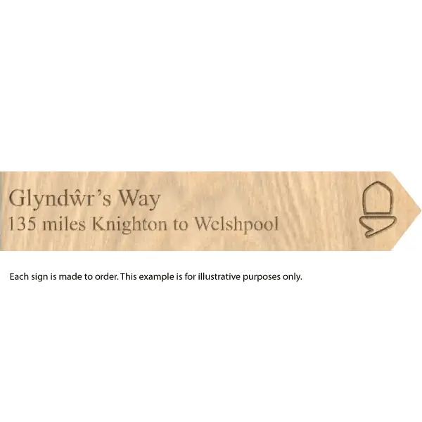 National Trail souvenir signs-Glyndwr's Way-The Trails Shop