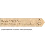 National Trail souvenir signs-Hadrian's Wall Path-The Trails Shop