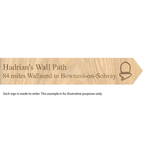 National Trail souvenir signs-Hadrian's Wall Path-The Trails Shop