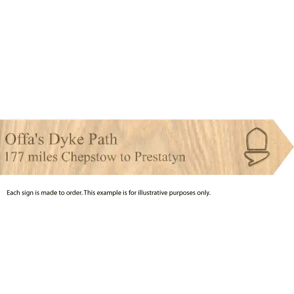 National Trail souvenir signs-Offa's Dyke Path-The Trails Shop