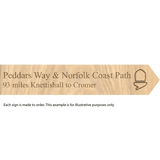 National Trail souvenir signs-Peddars Way & Norfolk Coast Path-The Trails Shop