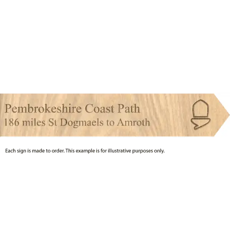 National Trail souvenir signs-Pembrokeshire Coast Path-The Trails Shop