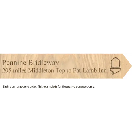 National Trail souvenir signs-Pennine Bridleway-The Trails Shop
