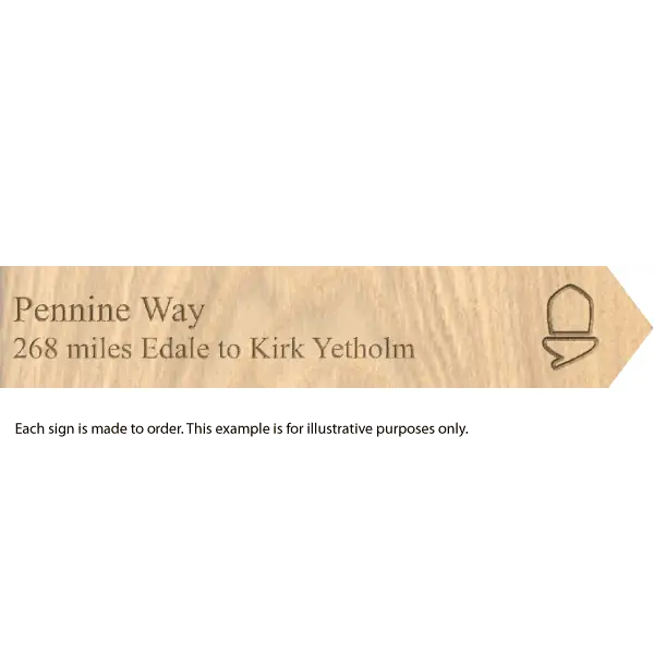 National Trail souvenir signs-Pennine Way-The Trails Shop