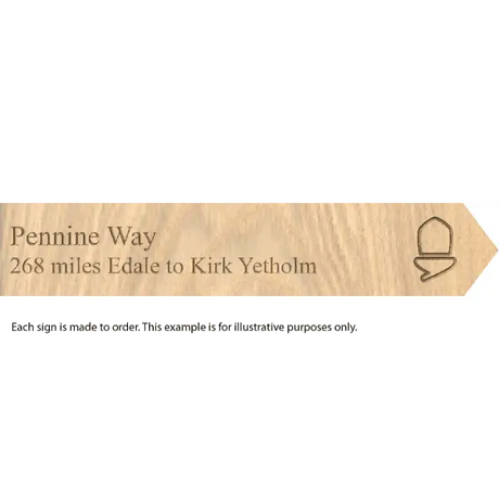 National Trail souvenir signs-Pennine Way-The Trails Shop