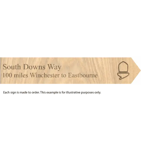 National Trail souvenir signs-South Downs Way-The Trails Shop