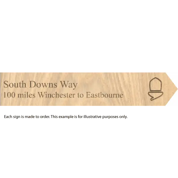 National Trail souvenir signs-South Downs Way-The Trails Shop
