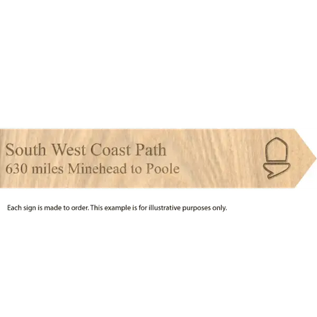National Trail souvenir signs-South West Coast Path-The Trails Shop