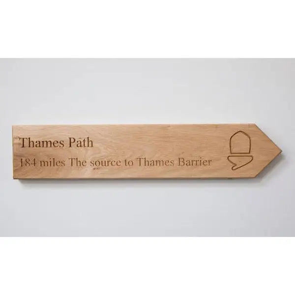 National Trail souvenir signs-Thames Path-The Trails Shop