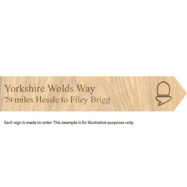 National Trail souvenir signs-Yorkshire Wolds Way-The Trails Shop