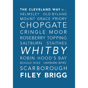 National Trails Greeting Card-Cleveland Way-The Trails Shop