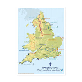 National Trails poster - which ones have you walked?