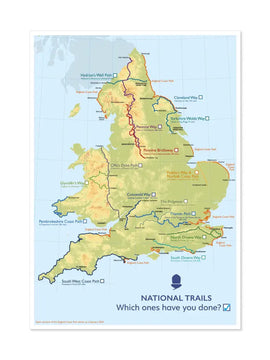 National Trails poster - which ones have you done?