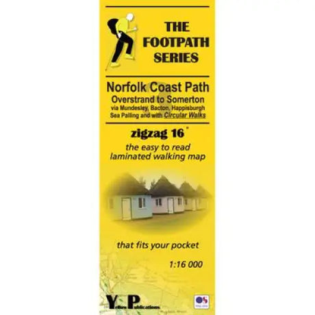 Norfolk Coast Path Zigzag map - Overstrand to Somerton-The Trails Shop