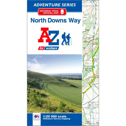 North Downs Way A-Z Adventure Atlas-The Trails Shop