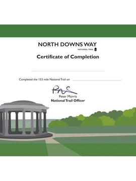 North Downs Way Completion Certificate
