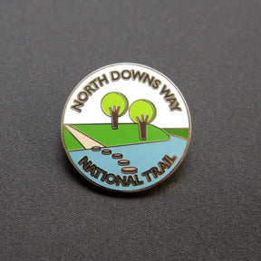 North Downs Way enamel badge-The Trails Shop