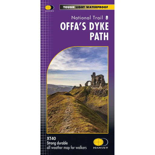 Offa's Dyke Path - Harvey map-Offa's Dyke Path (entire route on one map)-The Trails Shop