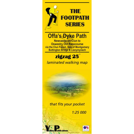 Offa's Dyke Path Zigzag map - Newcastle-on-Clun to Oswestry Old Racecourse-The Trails Shop