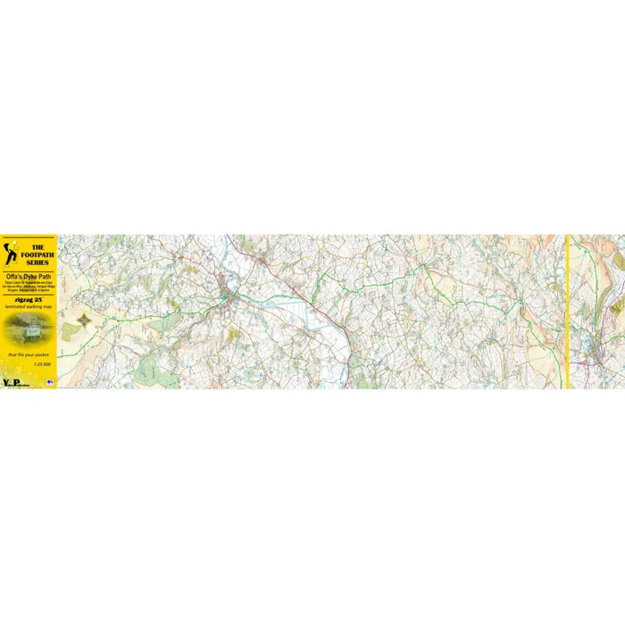 Offa's Dyke Path Zigzag map - Twyn Llech to Newcastle-on-Clun-The Trails Shop