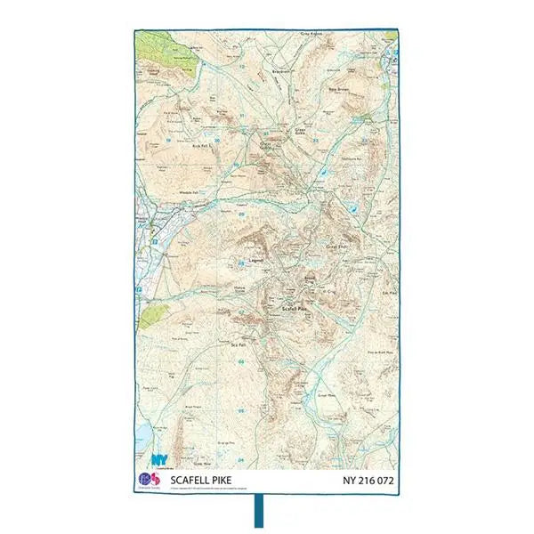 Ordnance Survey Travel Towel-Scafell Pike-The Trails Shop