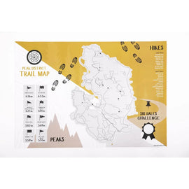 Peak District Trail Scratch Map