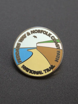 Peddars Way and Norfolk Coast Path enamel badge