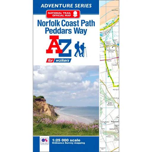 Peddars Way & Norfolk Coast Path A-Z Adventure Atlas-The Trails Shop