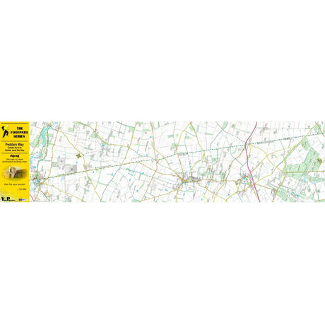 Peddars Way Zigzag map - Castle Acre to Holme next the Sea-The Trails Shop