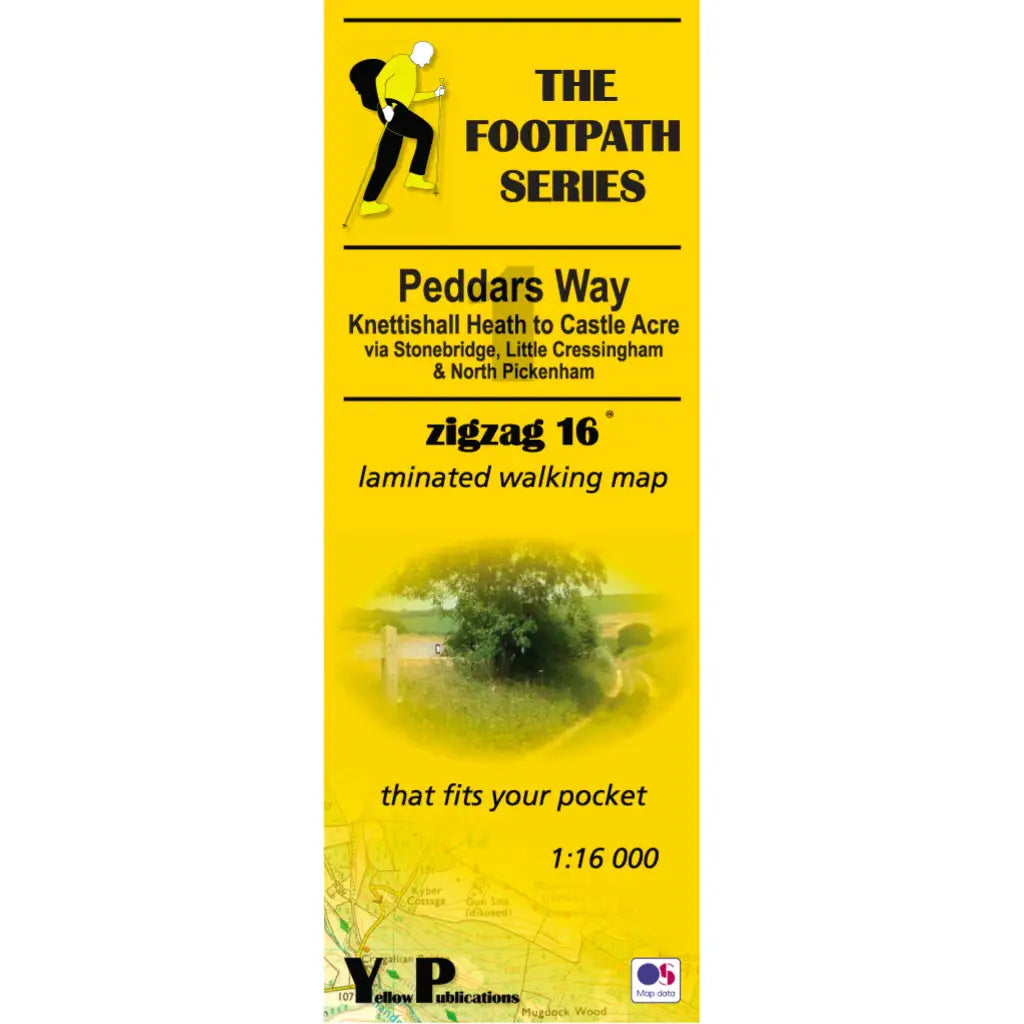 Peddars Way Zigzag map - Knettishall Heath to Castle Acre-The Trails Shop