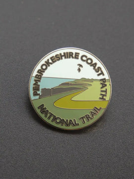 Pembrokeshire Coast Path enamel badge