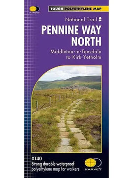 Pennine Way (North) - Harvey map - Middleton-in-Teesdale to Kirk Yetholm