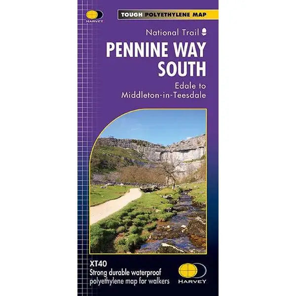 Pennine Way (South) - Harvey map - Edale to Middleton-in-Teesdale