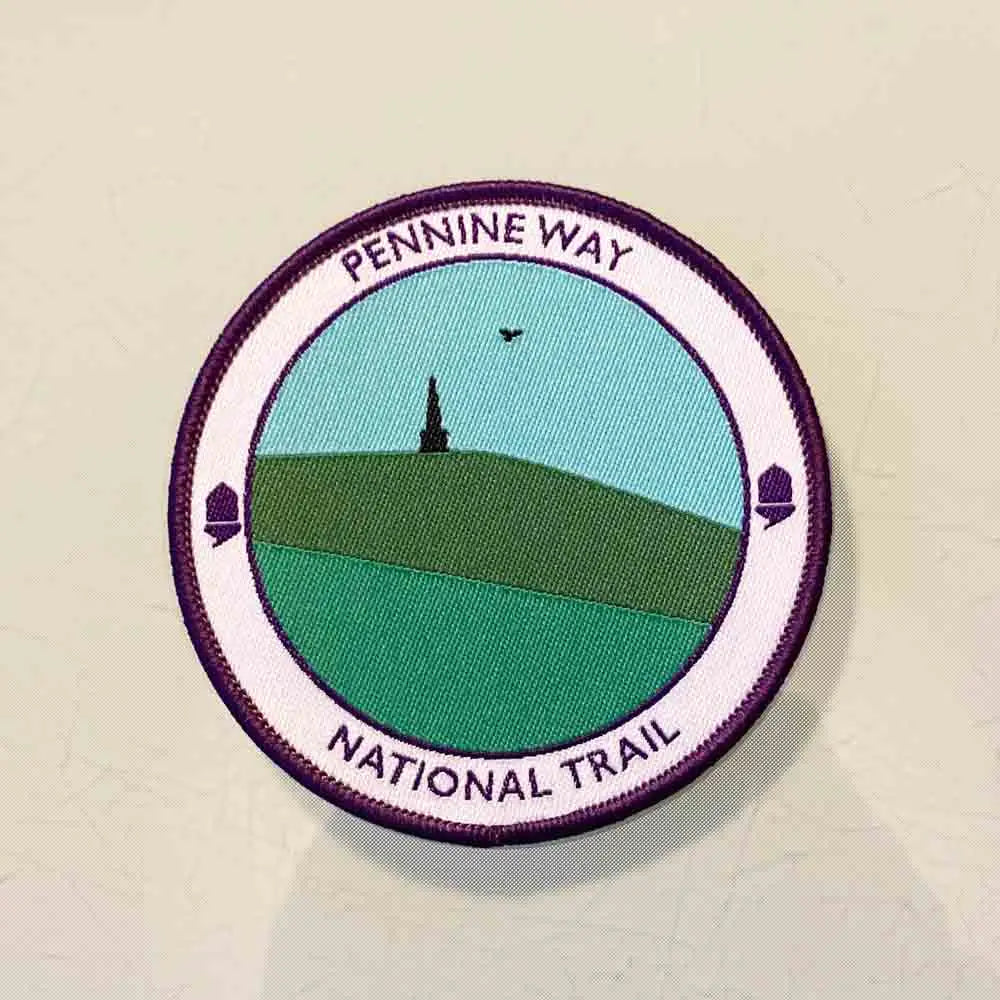 Pennine Way woven sew-on badge
