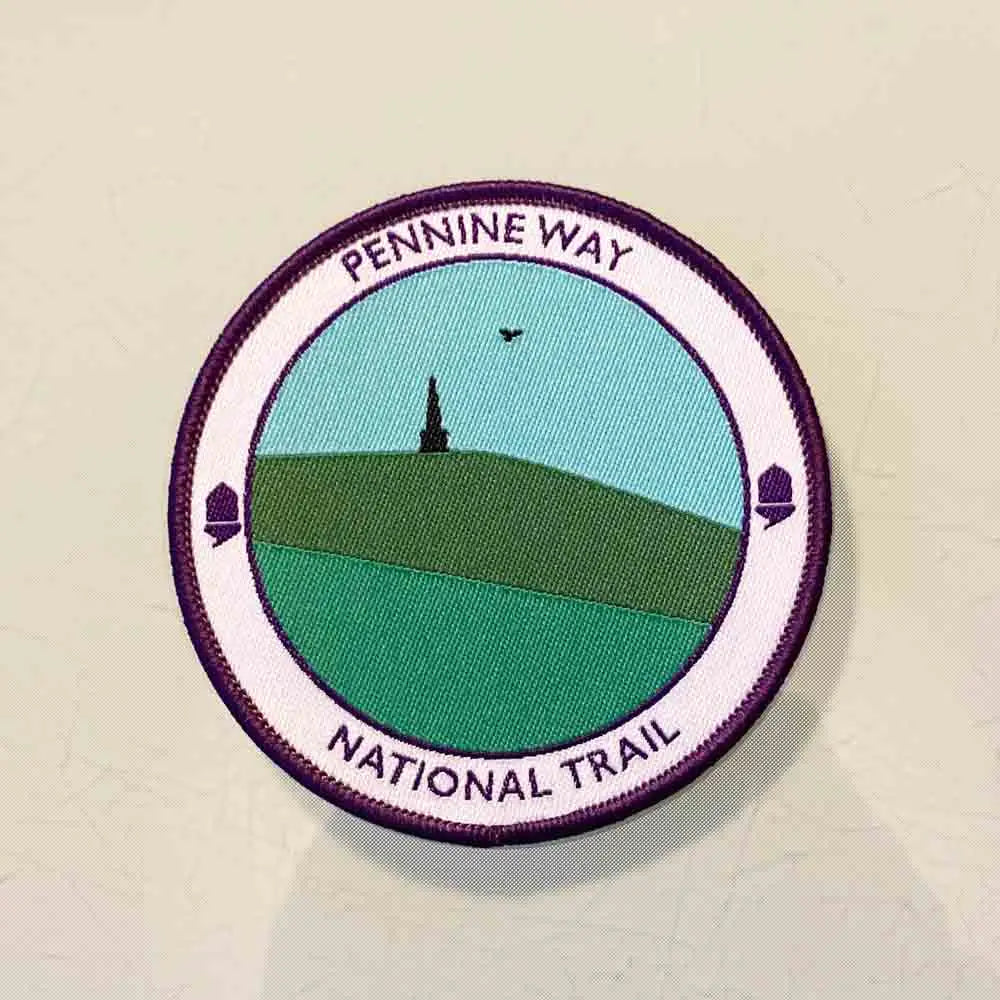 Pennine Way woven sewon badge The Trails Shop