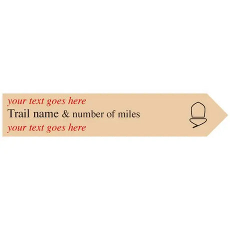 Personalised Sign-The Trails Shop