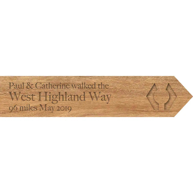 West Highland Way Personalised Sign