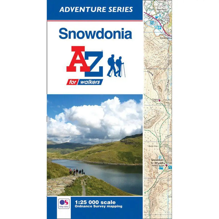 Snowdonia A-Z Adventure Atlas-The Trails Shop