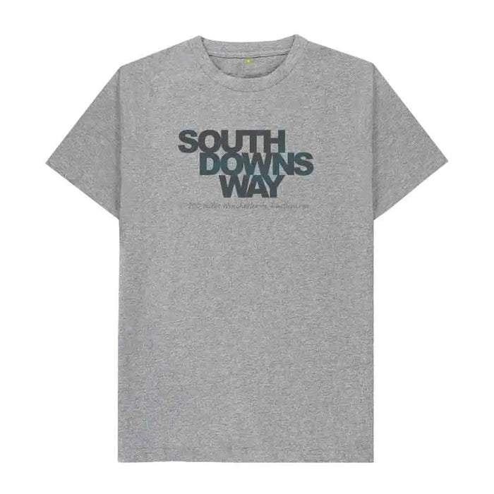 South Downs Way National Trail T-shirt mens grey