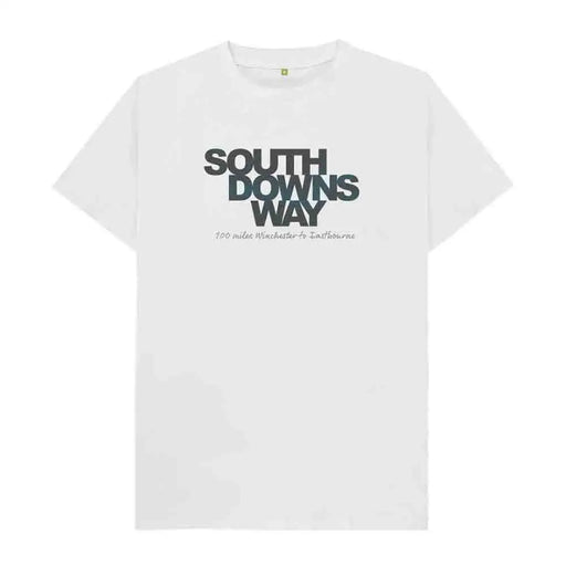 South Downs Way National Trail T-shirt mens white