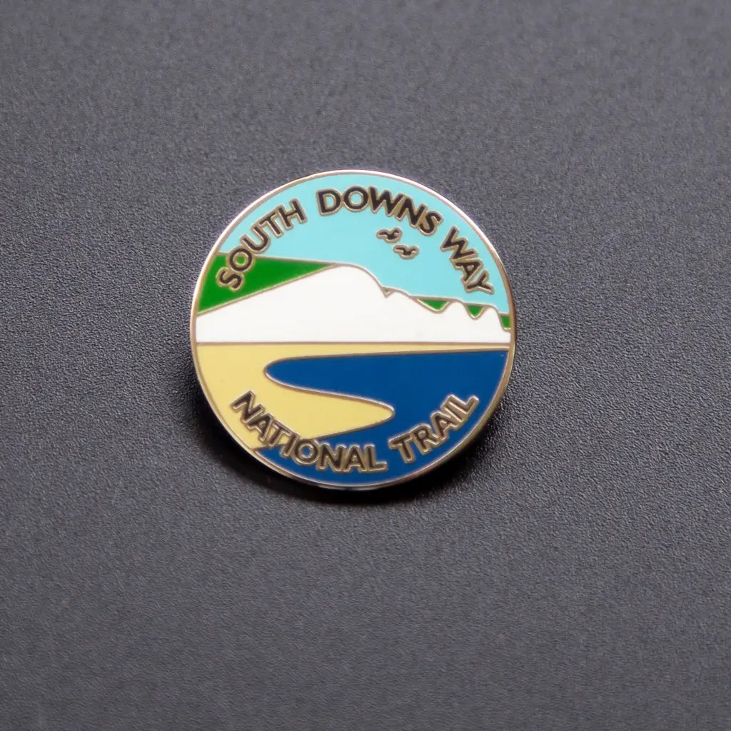 South Downs Way enamel badge - Brooches & Lapel Pins