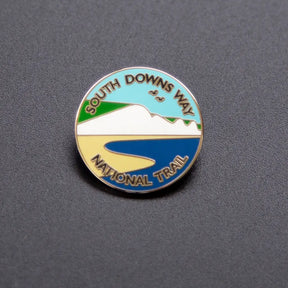 South Downs Way enamel badge - Brooches & Lapel Pins