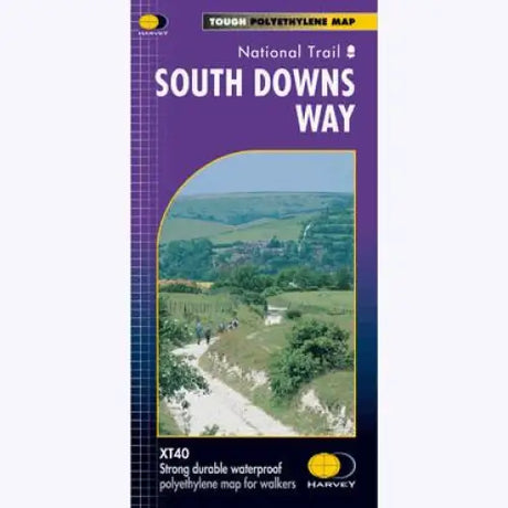 South Downs Way Harvey map-The Trails Shop