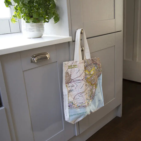 South Downs Way map tote bag-The Trails Shop