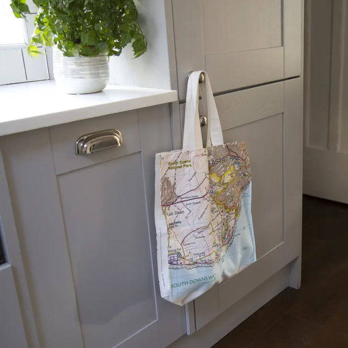 South Downs Way map tote bag-The Trails Shop