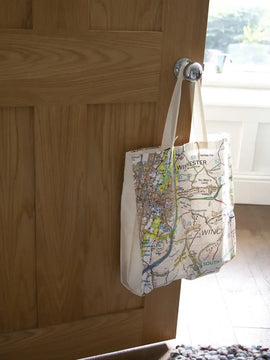 South Downs Way map tote bag