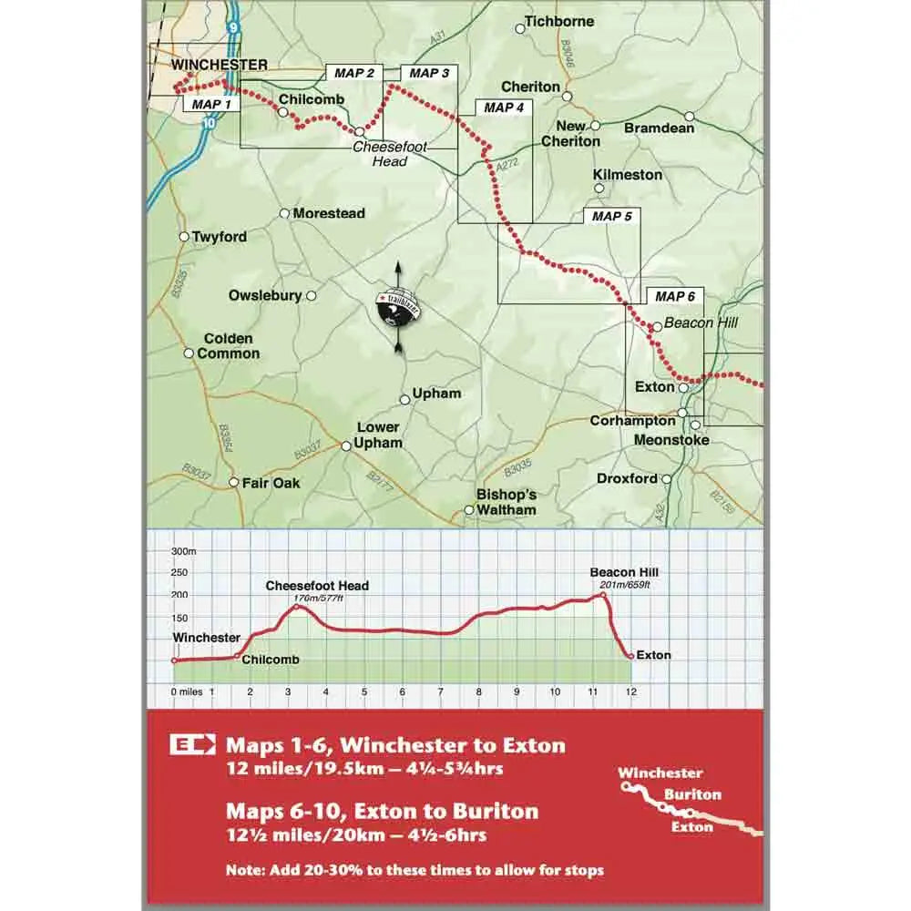 South Downs Way: Winchester to Eastbourne - Trailblazer -
