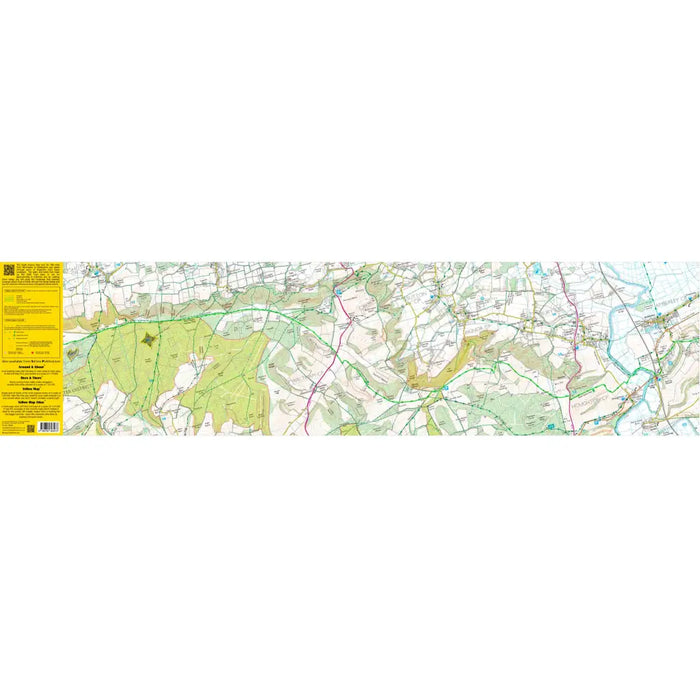 South Downs Way Zigzag map - Buriton to Amberley-The Trails Shop