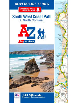 South West Coast Path 2 North Cornwall A-Z Adventure Atlas
