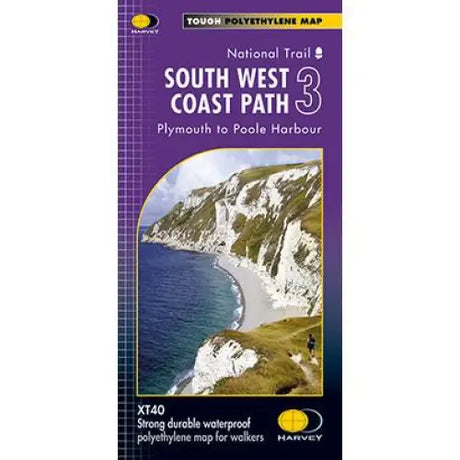 South West Coast Path 3 Harvey map-The Trails Shop